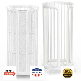 B0fmq25sqg Bunoxea Freestanding Toilet Paper Holder Stand Organizer White 2-pack