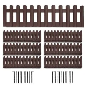 By-br-5m Buyall Garden Landscape Edging Border Kit 12-pack - Flexible And Durable Lawn Fence Wi