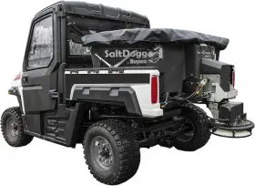 Shpe0400 Buyers Products - Saltdogg 0.40 Cubic Yard Electric Black Poly Hopper Spreader