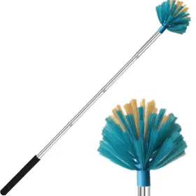 Zzws-1 Cagaloi Cobweb Duster With Extension Pole Medium Stiff Bristles Hea