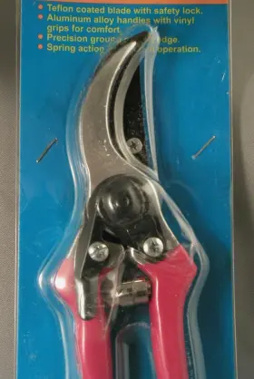 Azgp1002 Cal-hawk Garden Pruning Shears 8 Inch Hand Tool Teflon Blade Aluminum Vinyl Grips Locking New