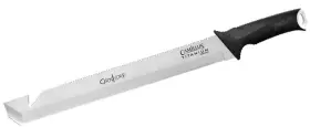19483 Camillus Carnivore Maxx 2.0 16.25 Inch Sawback Stainless Black Rubber Machete