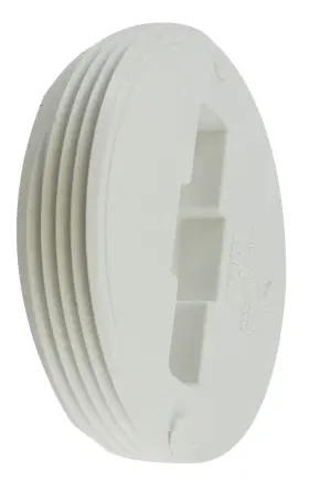 193063 Canplas Flush Cleanout Plug 3-inch White