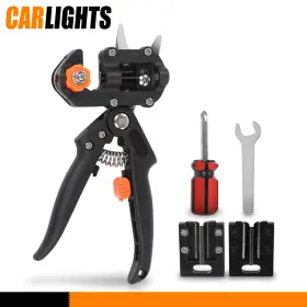 C-04crp0005abk Carlights 6x Black Garden Tree Grafting Knife Pruner Shear Snip Scissor Cutting Tool Kit #2
