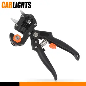 C-04crp0005abk Carlights 6x Black Garden Tree Grafting Knife Pruner Shear Snip Scissor Cutting Tool Kit #3