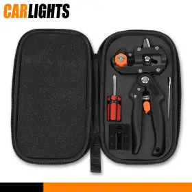 C-04crp0005abk Carlights 6x Black Garden Tree Grafting Knife Pruner Shear Snip Scissor Cutting Tool Kit