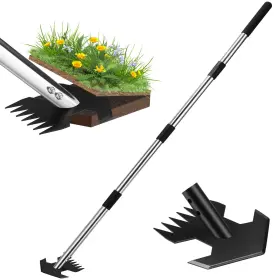 Dfgf453 Carod Hoe Garden Tool Scuffle For Weeding With 30-60 Inch Steel Long Ha