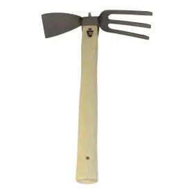 Carrot Design 630282663770 Stainless Steel Japanese Garden Hoe And Cultivator Dual Headed Weeding Tool