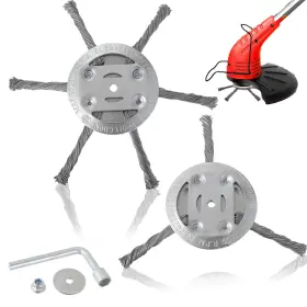 Cdd-6gct Cddcwz 6 Inch Steel Wire Weed Brush Cutter Trimmer Head Electric Blades Wi