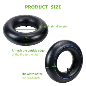 Cenipar 746939331326 Lawn Tire Inner Tubes - 16x6.50-8 16x7.50-8 2-pack #2