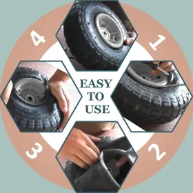 Cenipar 746939331326 Lawn Tire Inner Tubes - 16x6.50-8 16x7.50-8 2-pack #3