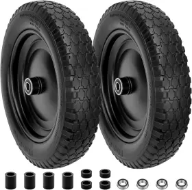 E2022000219 Cenipar 4.80/4.00-8 Inch Flat Free Tire And Wheel 14.5 Solid Flat-free Replacement