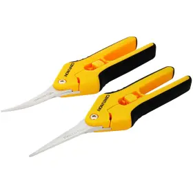 100525013 Centurion 201 Hand Pruner Shears 2-piece Set 6 Inch Straight And Upward Curved Stainless S