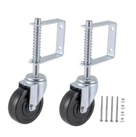 Gate01 Cf Caster Gate Wheel 4 Inch Heavy Duty With Spring