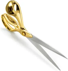 Ch-11insci Chambridge Gold Scissors For Grand Opening 11 Inch Sharp Stainless Steel Scisors Golden I