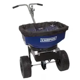 Chapin 445020588566 80 Lbs. Poly Hopper Professional And Contractor Salt Ice Melt Spreader