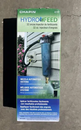 4702 Chapin 32 Oz. In-line Auto-mix Fertilizer Injector System For Lawn And Garden Hydrofeed