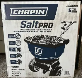 88800b Chapin Salt Pro And Ice Melt Broadcast Spreader Adjustable 100lb