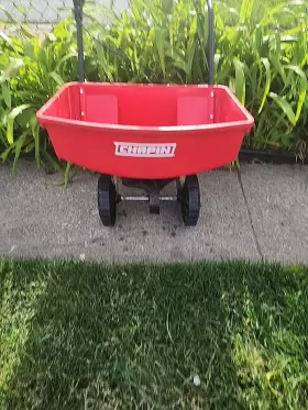 Mo8002a Chapin 65 Lb Residential Poly Tray Broadcast Hopper Spreader Weed Fertilizer Seeder