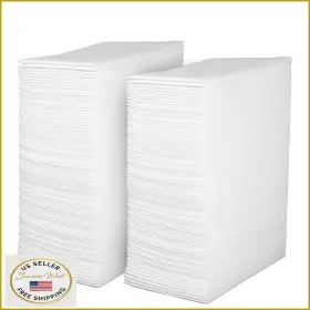 B00u2qerw4 Chefland Linen Feel Disposable Guest Towels - Cloth-like Paper Hand Napkins 200 Pack
