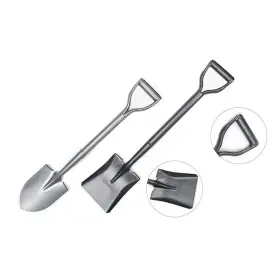 Chenghao 954820499800 2 Pcs Handle Shovels Mini Spade Shovel With For Digging - All Metal S
