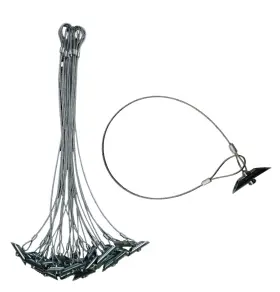 Cat35-24 Chisel 24 - 3.5 Inch Earth Anchors With 30 X 1/8 Cable- For Securing Shed Swing Set And More