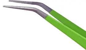 Chopstick And Succulents 712758040930 Long Stainless Steel Tweezers With Curved Tip. Ideal Tool For Cactus
