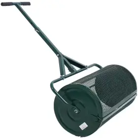 Cisvio 744759046703 Peat Moss Spreader 24 Inch Compost Metal Mesh T Shaped Handle For Plant