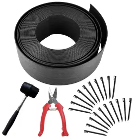 Mw125-1 Citrine Garden Landscape Edging Kit Include 4 Inch High 40 Feet Length Terrace Board 20 Du