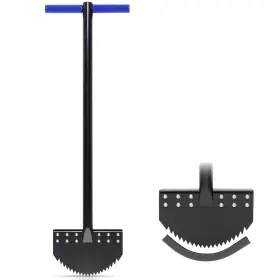 40in-he-single Cklt One-piece 40in Manual Edger Lawn Tool With Spring Steel Blade Manganese