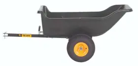 115251 Clam Outdoors New Polar Trailer Hd 1200 Heavy Duty Utility And Hauling Cart Black