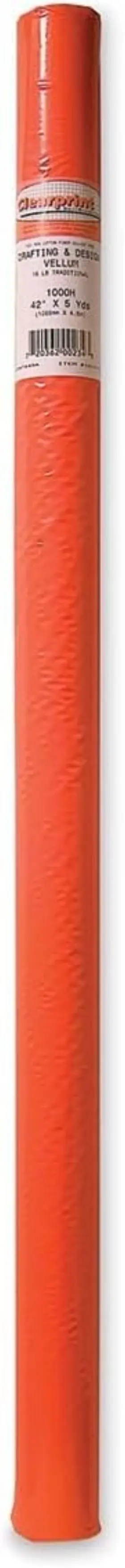 B001dnci0s Clearprint 42 Inch X 5 Yds 1000h Design Vellum Roll 16 Lb 100% Cotton 1 Ea