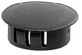 2948396 Clipsandfasteners 100 Black Nylon Locking Hole Plugs 3/16 Inch