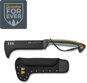 Co. 726084569010 Super Duty Brush Axe 9 Inch Curved Blade With Triple Pinned Full Tang Long Ha
