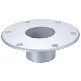 Jyi-colingmill-1830 Colingmill Rv Trailer Pedestal Base Round Flush Mount Table Leg Aluminum Silver
