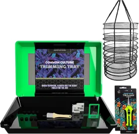 Common Culture 313048854833 Trimming Tray - 150 Micron Dry Sift Screen Set 24 Inch Collapsible