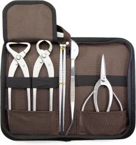 Company 313096977966 Bonsai Tools 5-piece Alloy Steel Tool Kit In Cluding 190mm Root Pruning S