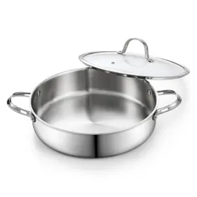 02813 Cooks Standard 5.5-quart Multi-ply Clad Stainless Steel Deep Saut Pan 12