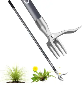 Mpwp-53 Cootack Stand Up Weed Puller Weeding Tool Sturdy Long Metal Handle 52 Inch Tall