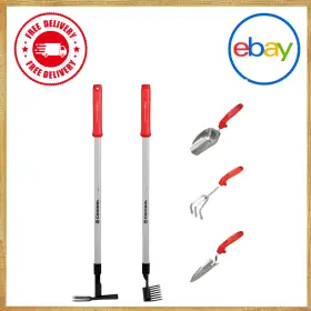 1801470 Corona Garden Digging Set 5-piece Comfortgel Tool Kit For Soil And Landscaping
