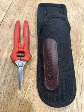 Ac-4510 Corona Clipper Nylon Hand Pruners Scabbard With Front Pocket For Sharpener Storage