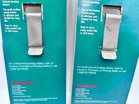 Ac-7220 Corona Tools Leather Scabbard Tool Pouch Ac 7220 Grain Nos 1993 Lot Of 2 Usa #3