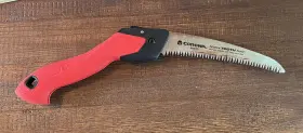 Rs16120 Corona Tools Folding Camp Saw Steel 7 Inch Blade Red Handle Used Razortooth #2