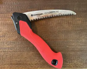 Rs16120 Corona Tools Folding Camp Saw Steel 7 Inch Blade Red Handle Used Razortooth