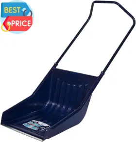 Epss24 Corp True-temper 24 Inch High Capacity Poly Sleigh Shovel With Coated Steel Ergonomic Handl