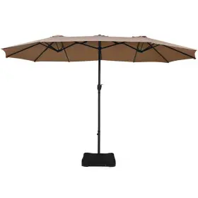 Ghmhsku00129 Costway 20% Off Free Shipping 15 Ft. Market Double Sided Umbrella Outdoor Patio Umbrell