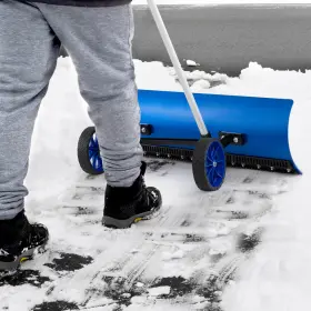Hcst05230 Costway 37.5 Inch Snow Shovel For Driveway With Adjustable U-shaped Handle Angled Blade #3