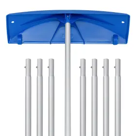 Hcst11189 Costway 3.4-20 Ft Extendable Snow Removal Tool Roof Rake With 24 Inch Wide Blade