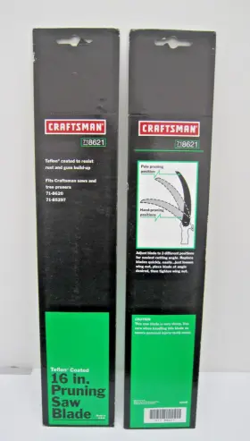 718621 Craftsman Replacement Tree Pruner Saw Blade 16 Inch New Vintage Lot Of 2