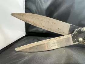 85253 Craftsman Vintage Stainless Steel Grass Clippers Shears Garden Tool #2